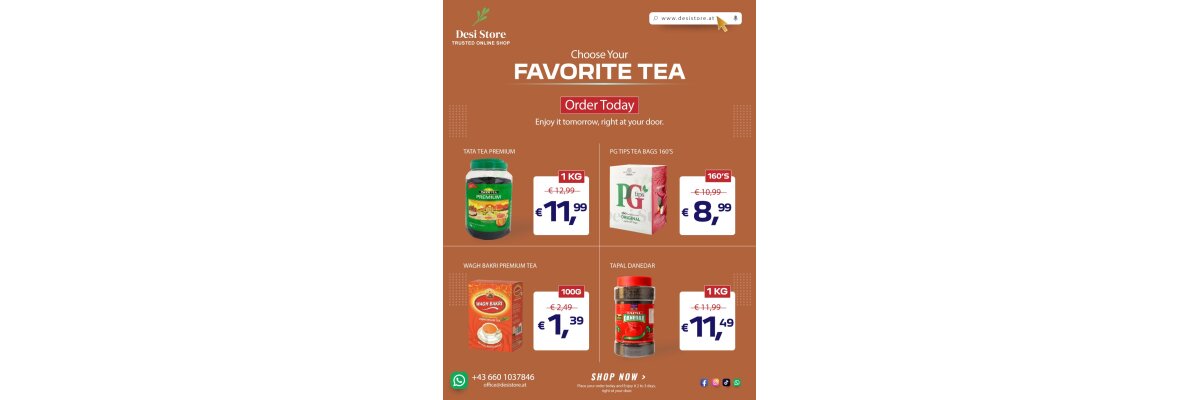 Tea_Discount - Tea Desi Store Kaufen