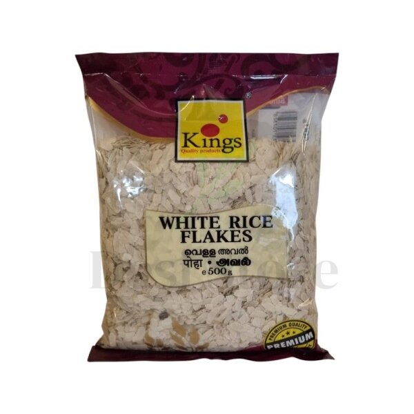 Rice Flakes White Medium (Poha) 500g