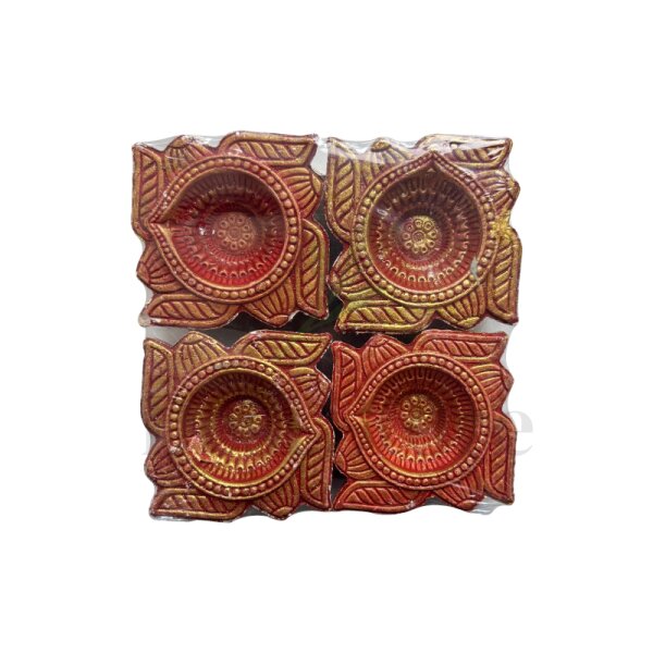 Diwali Diya set of 4 (Terracotta)