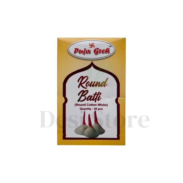 Batti (Round Cotton Wicks) 40pcs